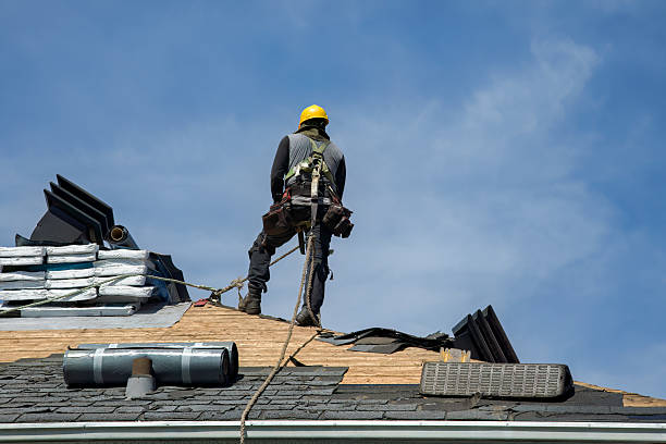 Professional Roofing technician working in Boyes Hot Springs, CA